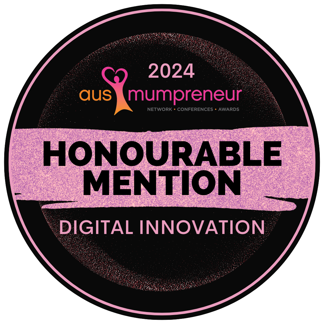 SEO Digital Innovation - Honourable Mention - Ausmumpreneur Awards 2024 SEO Digital Innovation - Honourable Mention - Ausmumpreneur Awards 2024